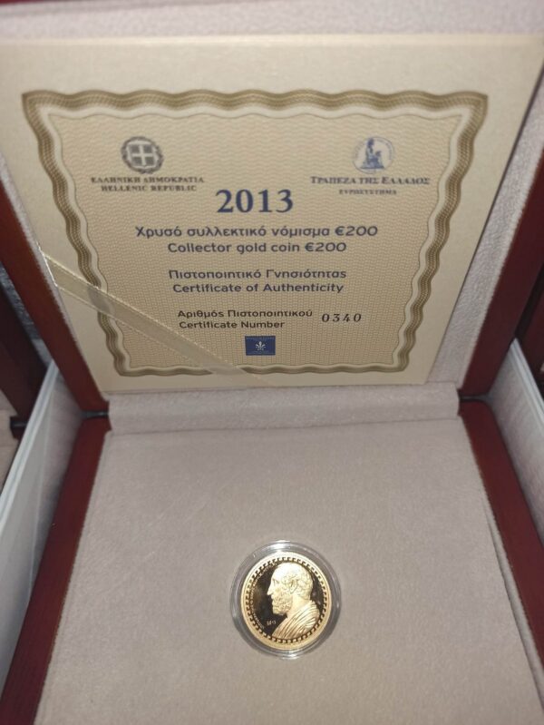 Ελλάδα 200 Ευρώ 2013 Ιπποκράτης Χρυσό PROOF, Αγορά νομισμάτων, Πώληση νομισμάτων, Αξιολόγηση νομισμάτων, Χρυσά νομίσματα, Ασημένια νομίσματα, Συλλεκτικά νομίσματα, Παγκόσμια νομίσματα, Ελληνικά νομίσματα, Νομίσματα Euro, Αγορά χρυσού, Πώληση χρυσού, Αγορά ασημιού, Πώληση ασημιού, Επενδύσεις σε νομίσματα, Επενδύσεις σε χρυσό και ασήμι, Κατάλογος νομισμάτων, Συλλογή νομισμάτων, Αξεσουάρ για νομίσματα, Συλλεκτικά χαρτονομίσματα, Ανταλλαγή νομισμάτων, eurodrachma.gr