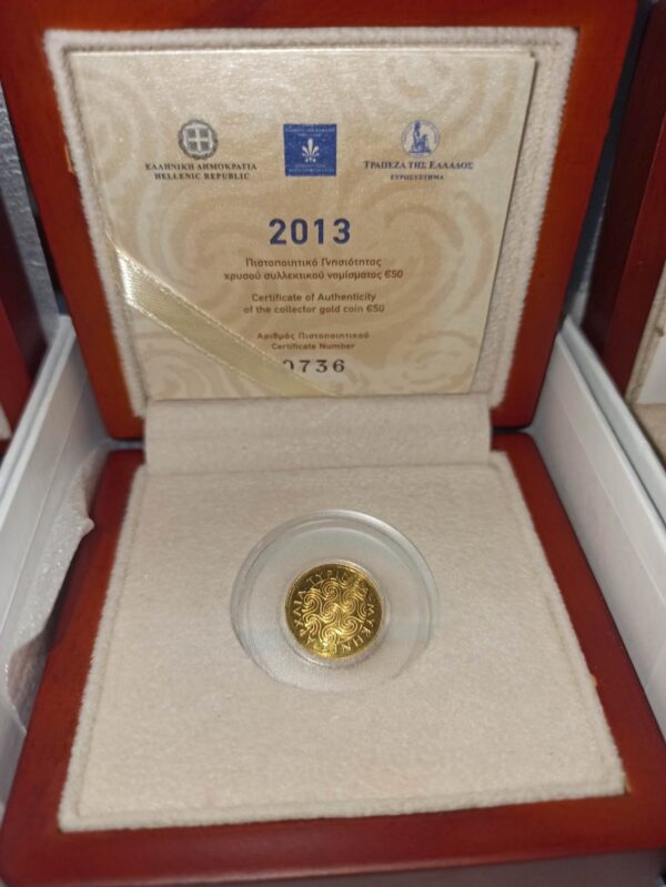 Ελλάδα 50 ευρώ 2013 Αρχαία Τύρινθα Χρυσό PROOF, Αγορά νομισμάτων, Πώληση νομισμάτων, Αξιολόγηση νομισμάτων, Χρυσά νομίσματα, Ασημένια νομίσματα, Συλλεκτικά νομίσματα, Παγκόσμια νομίσματα, Ελληνικά νομίσματα, Νομίσματα Euro, Αγορά χρυσού, Πώληση χρυσού, Αγορά ασημιού, Πώληση ασημιού, Επενδύσεις σε νομίσματα, Επενδύσεις σε χρυσό και ασήμι, Κατάλογος νομισμάτων, Συλλογή νομισμάτων, Αξεσουάρ για νομίσματα, Συλλεκτικά χαρτονομίσματα, Ανταλλαγή νομισμάτων, eurodrachma.gr