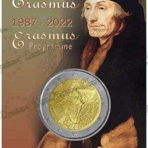 , eurodrachma.gr, 2€-coins-card_Ελλάδα 2 ευρώ 2022 Πρόγραμμα Erasmus Coincart_, Αγορά νομισμάτων, Πώληση νομισμάτων, Αξιολόγηση νομισμάτων, Χρυσά νομίσματα, Ασημένια νομίσματα, Συλλεκτικά νομίσματα, Παγκόσμια νομίσματα, Ελληνικά νομίσματα, Νομίσματα Euro, Αγορά χρυσού, Πώληση χρυσού, Αγορά ασημιού, Πώληση ασημιού, Επενδύσεις σε νομίσματα, Επενδύσεις σε χρυσό και ασήμι, Κατάλογος νομισμάτων, Συλλογή νομισμάτων, Αξεσουάρ για νομίσματα, Συλλεκτικά χαρτονομίσματα, Ανταλλαγή νομισμάτων, eurodrachma.gr